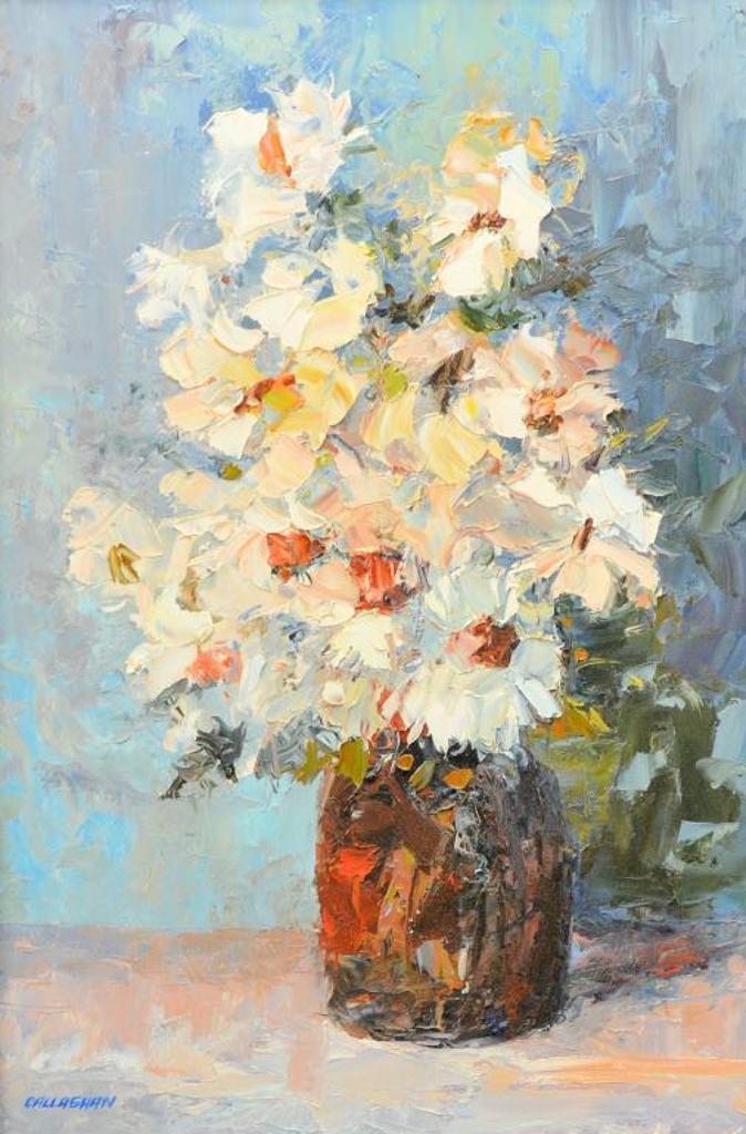 Robert James Callaghan - Still Life with White Flowers