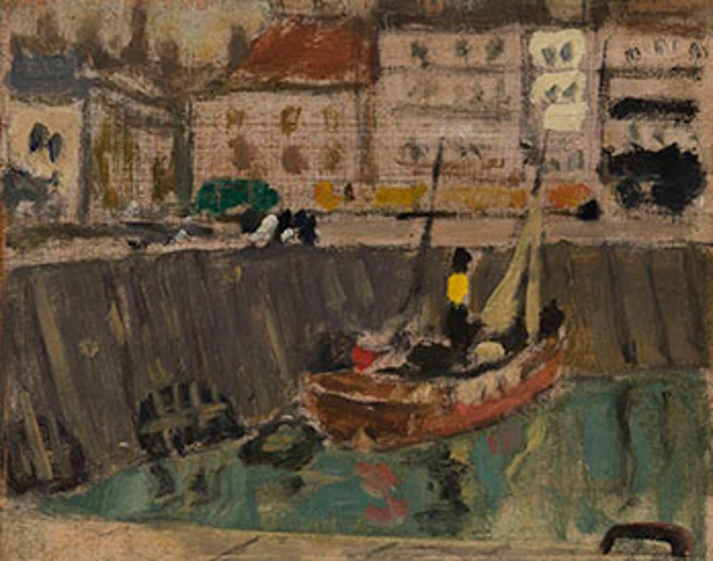 James Wilson Morrice (1865-1924) - Dieppe Harbour, Low Tide