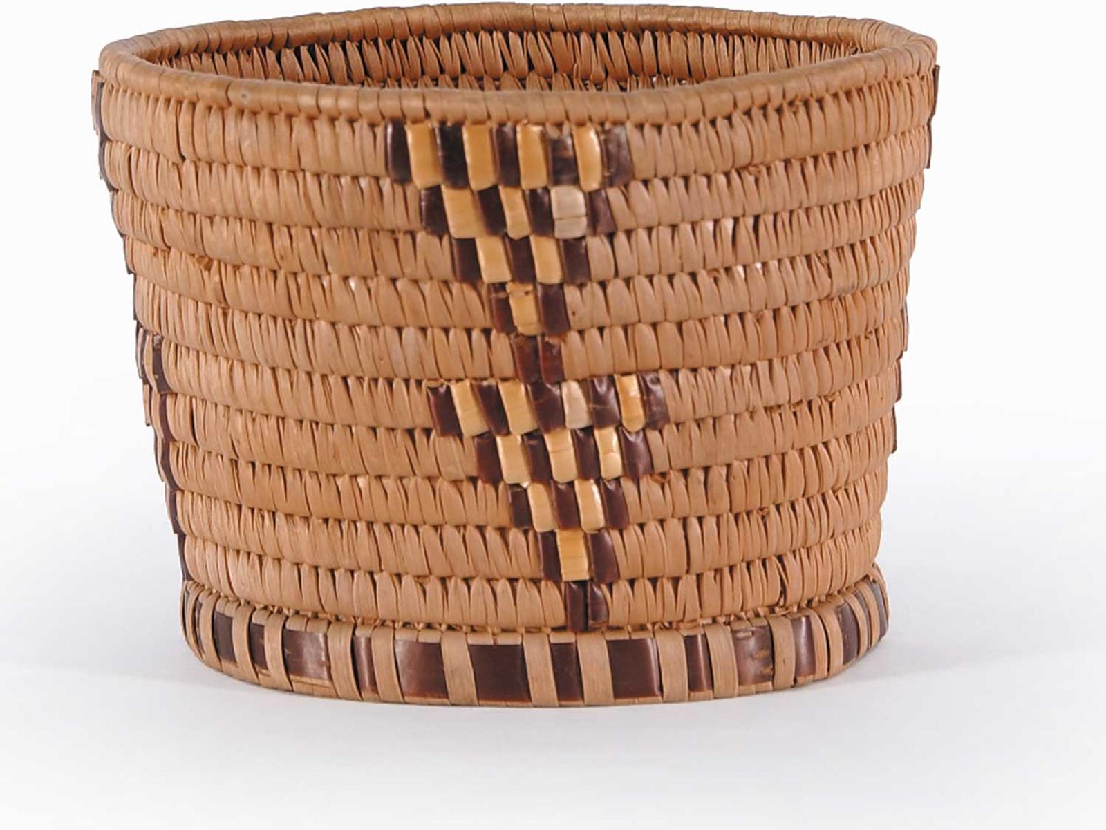 First Nations Basket School - Three Tone Basket