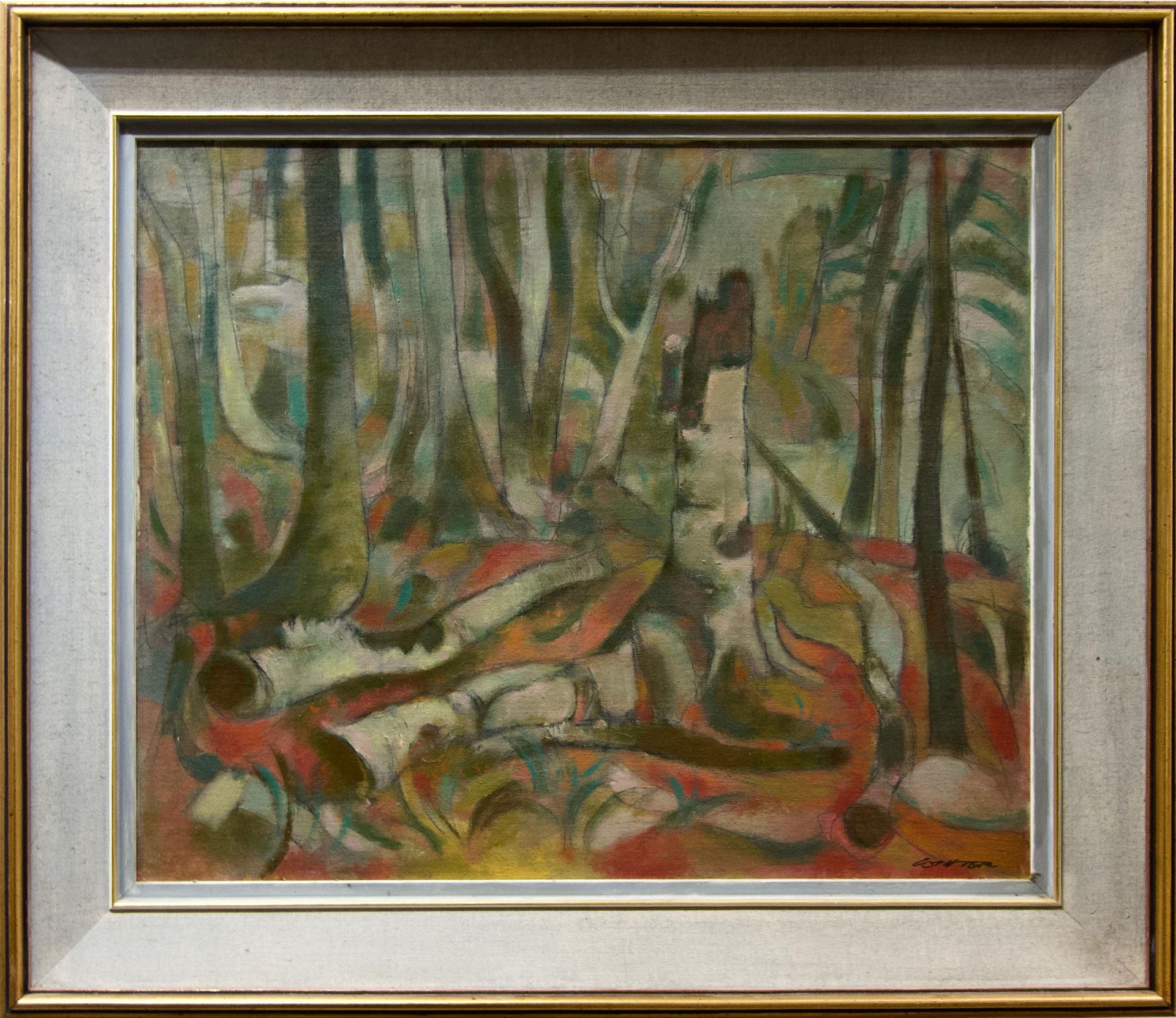 William Arthur Winter (1909-1996) - Fog In The Woods
