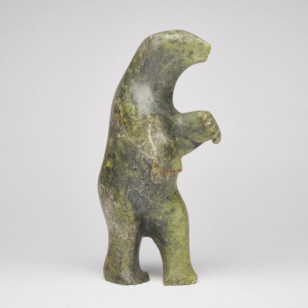 Mannumi Shaqu (1917-2000) - Scenting Polar Bear On Hind Legs