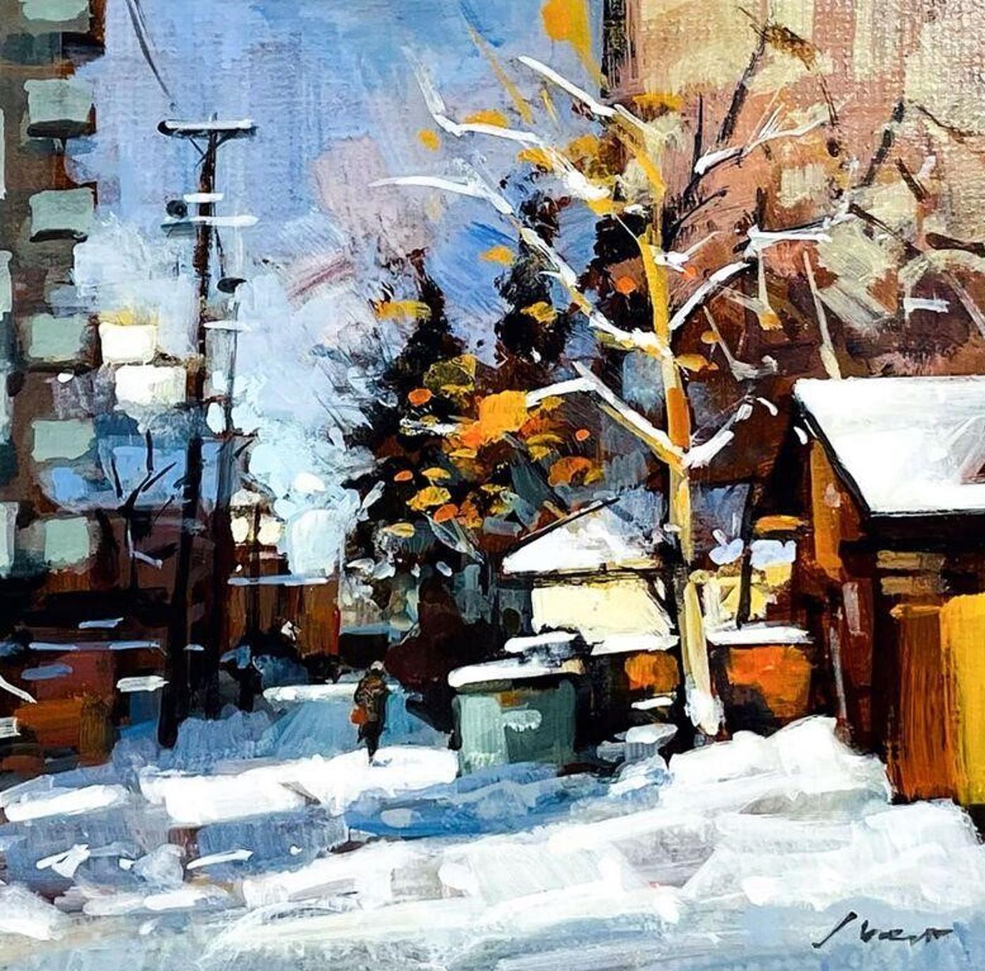 Jim Vest (1939) - oil on paper