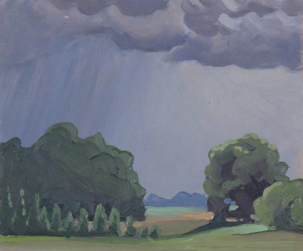 Sylvia Karen Hahn (1911-2001) - Storm Clouds, Myrtle; 1951