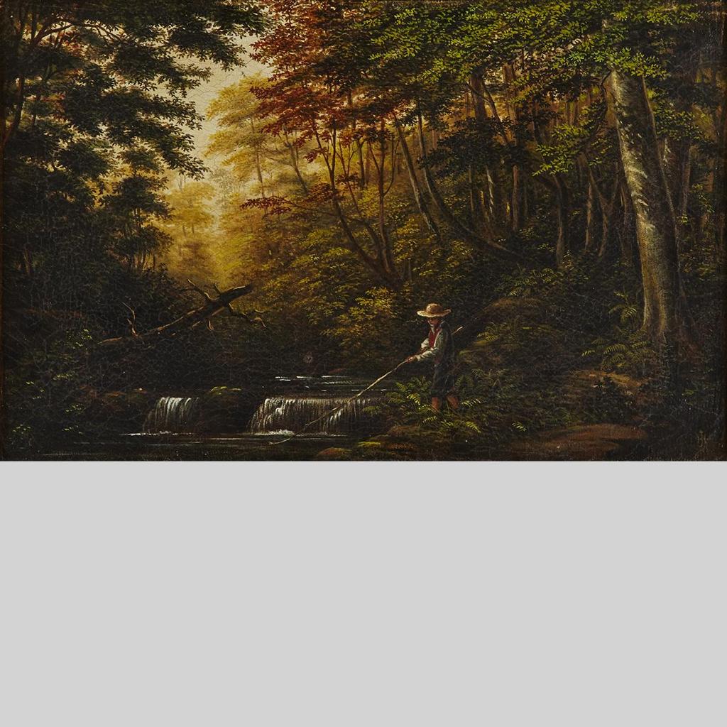 Joseph Julius Humme - A Group Of Three Oil Paintings Depicting Hunting And Fishing Scenes