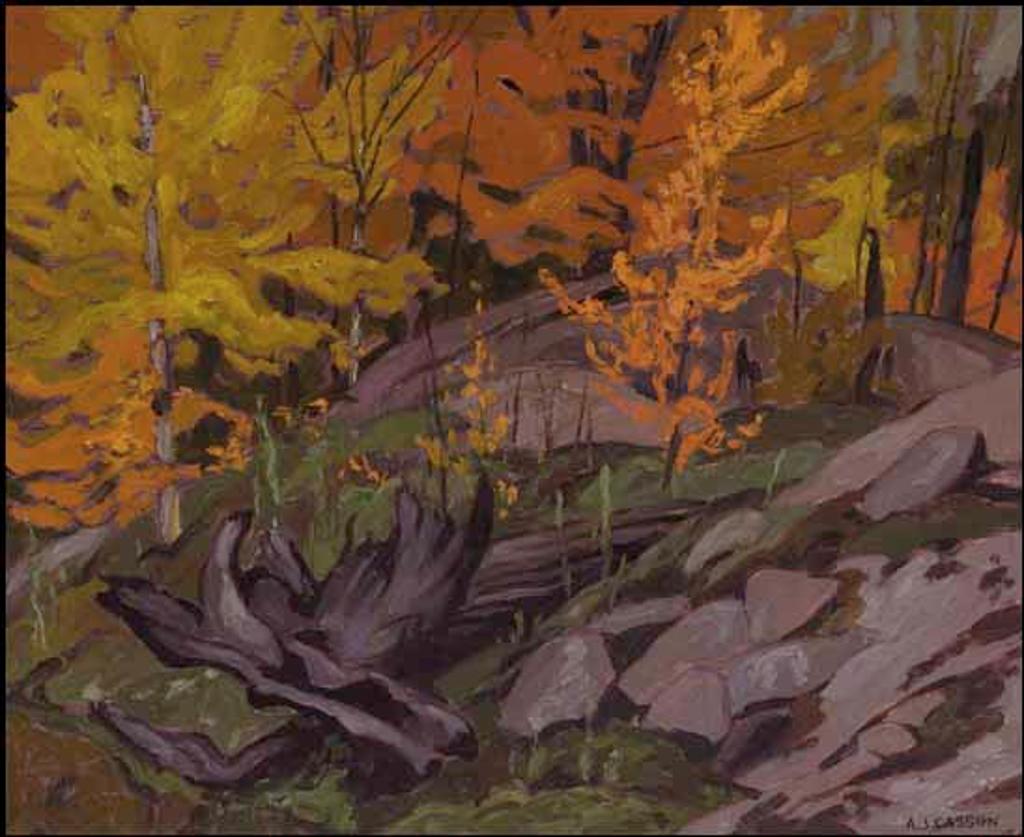 Alfred Joseph (A.J.) Casson (1898-1992) - Autumn Woodland, Barry's Bay