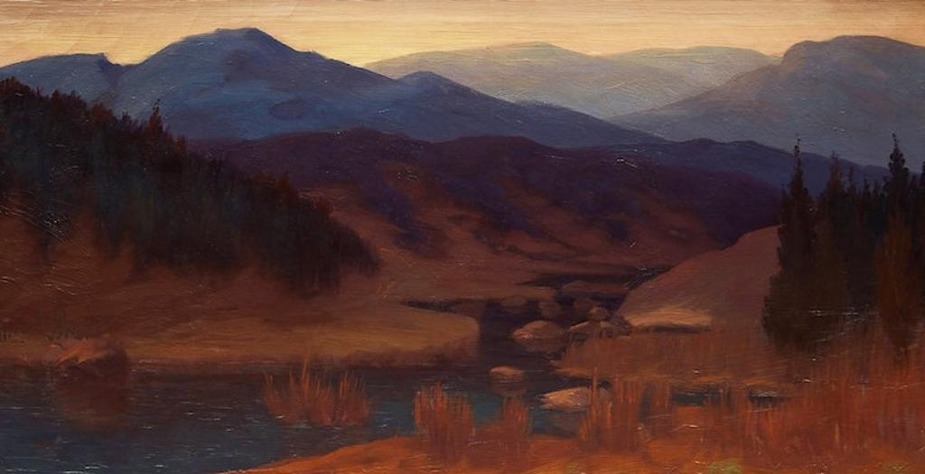 J. Archibald Browne (1862-1948) - Mountainous Landscape
