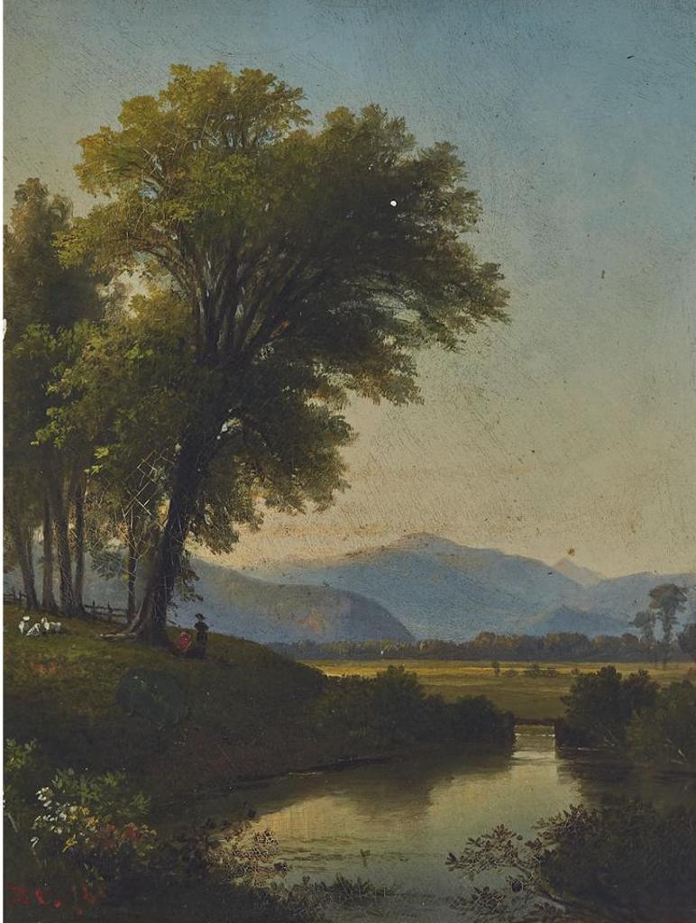 Benjamin Champney (1817-1907) - Landscape (New Hampshire)