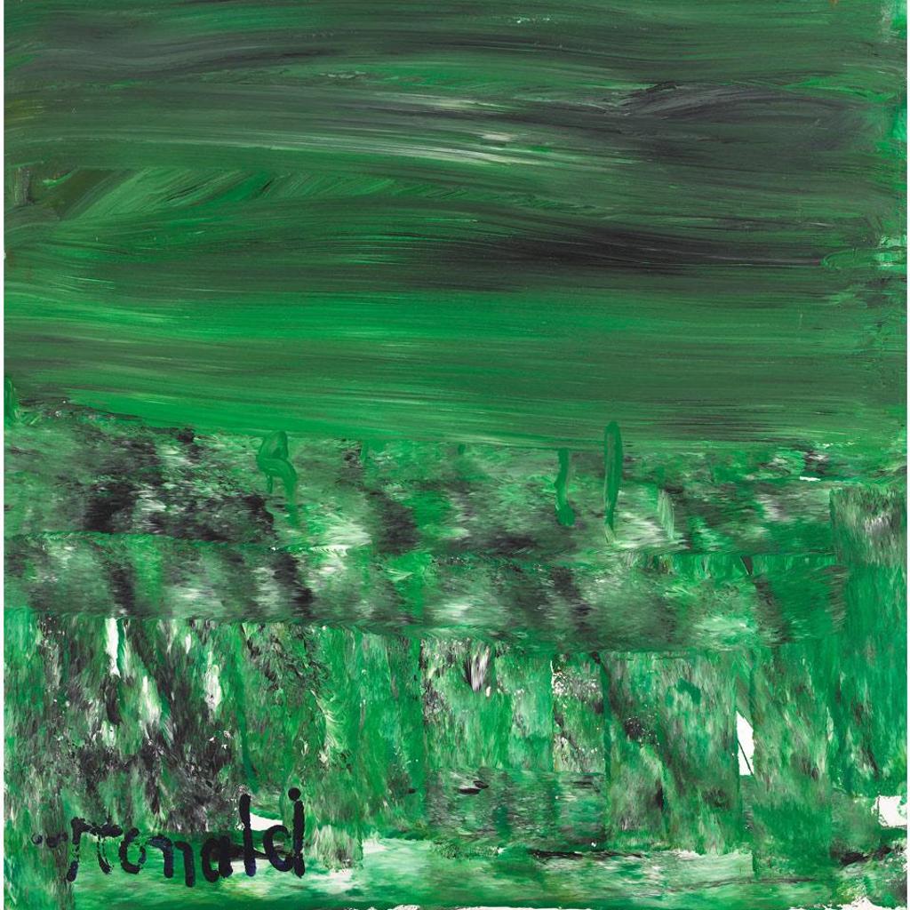 Willam Smith Ronald (1926-1998) - Green Abstract