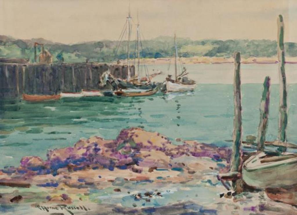 George Horne Russell (1861-1933) - Fishermans Warf, N.S