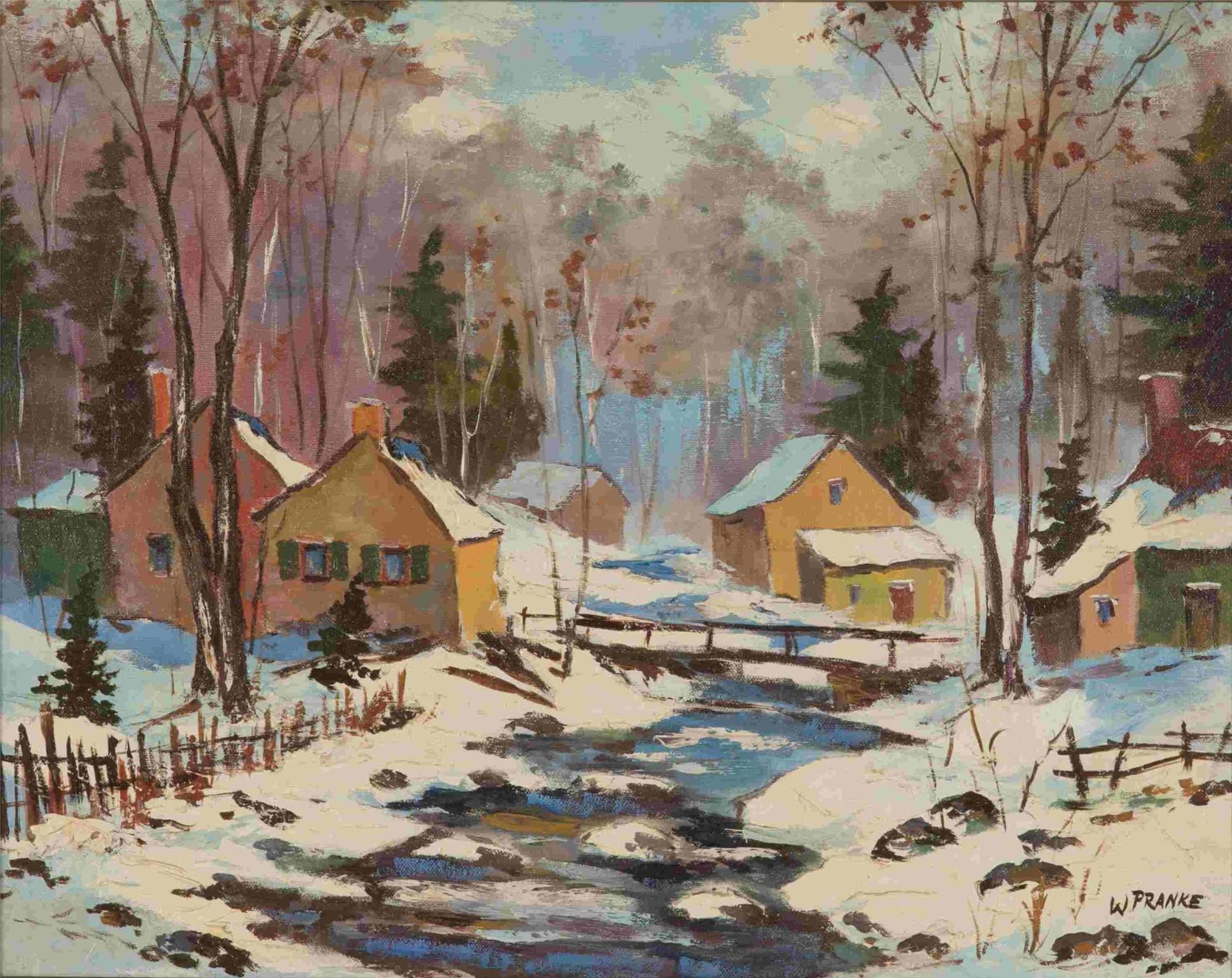 Walter Wenzel Pranke (1925) - Laurentian Village, Winter