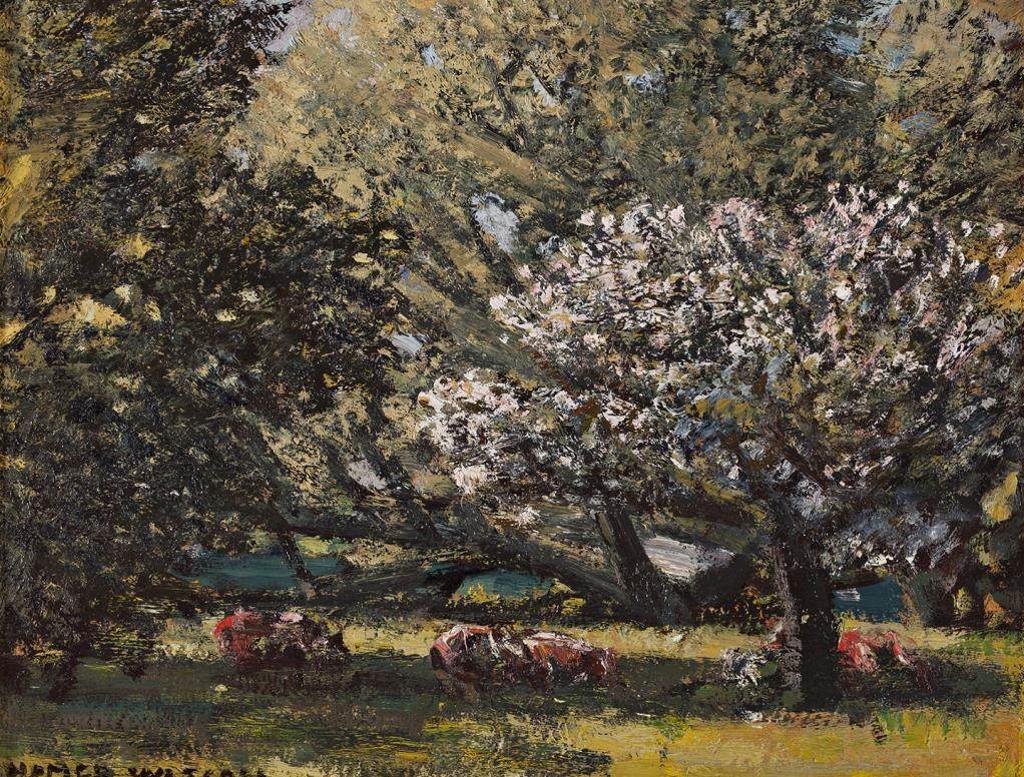 Homer Ransford Watson (1855-1936) - Apple Blossoms