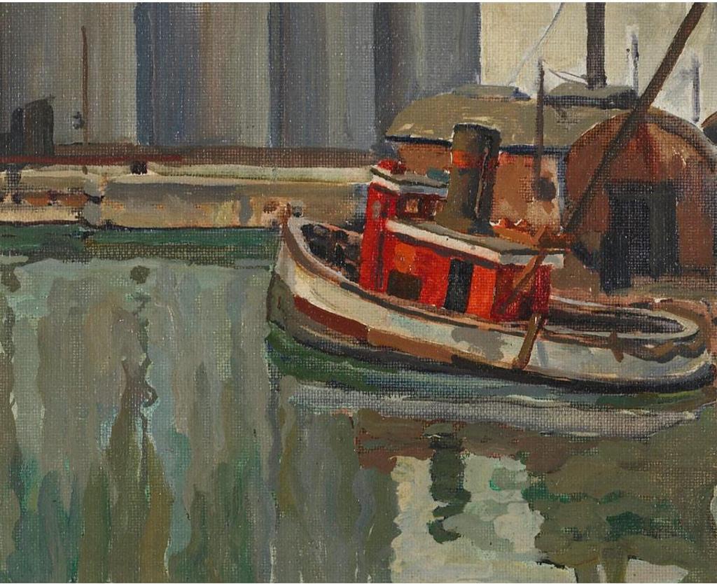 Albert Angus MacDonald (1909-1986) - Tug In Toronto Bay, 1937