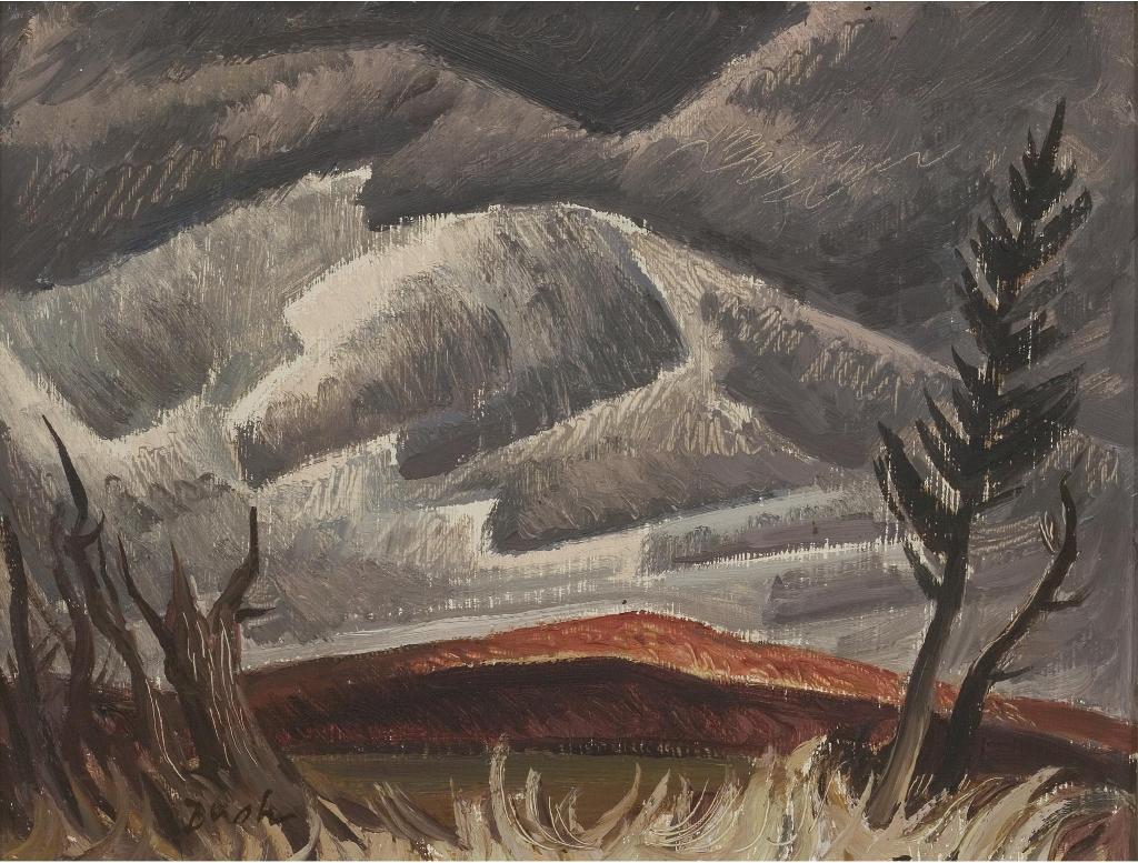 Jack Hamilton Bush (1909-1977) - Landscape In Grey