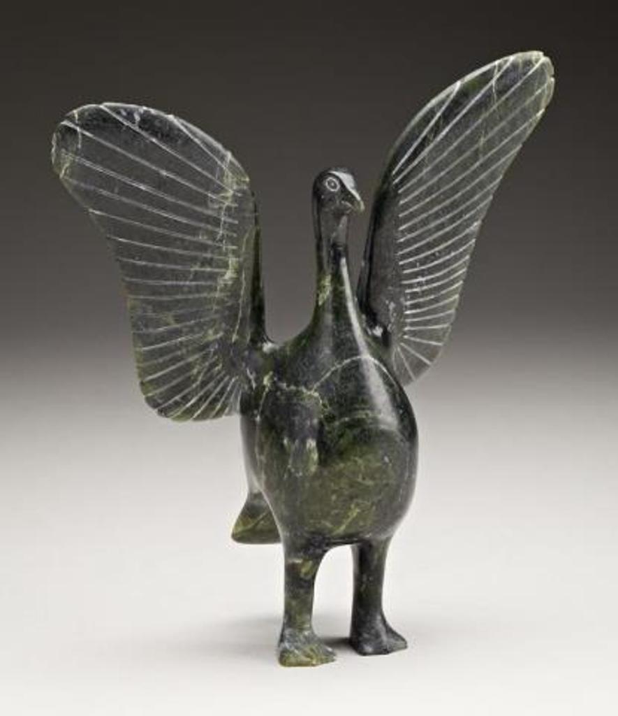 Abraham Etungat (1911-1999) - Bird with Outstretched Wings