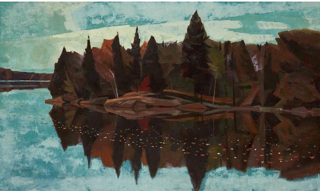 Alan Caswell Collier (1911-1990) - Madawaska River, Near Quadville, Ont.