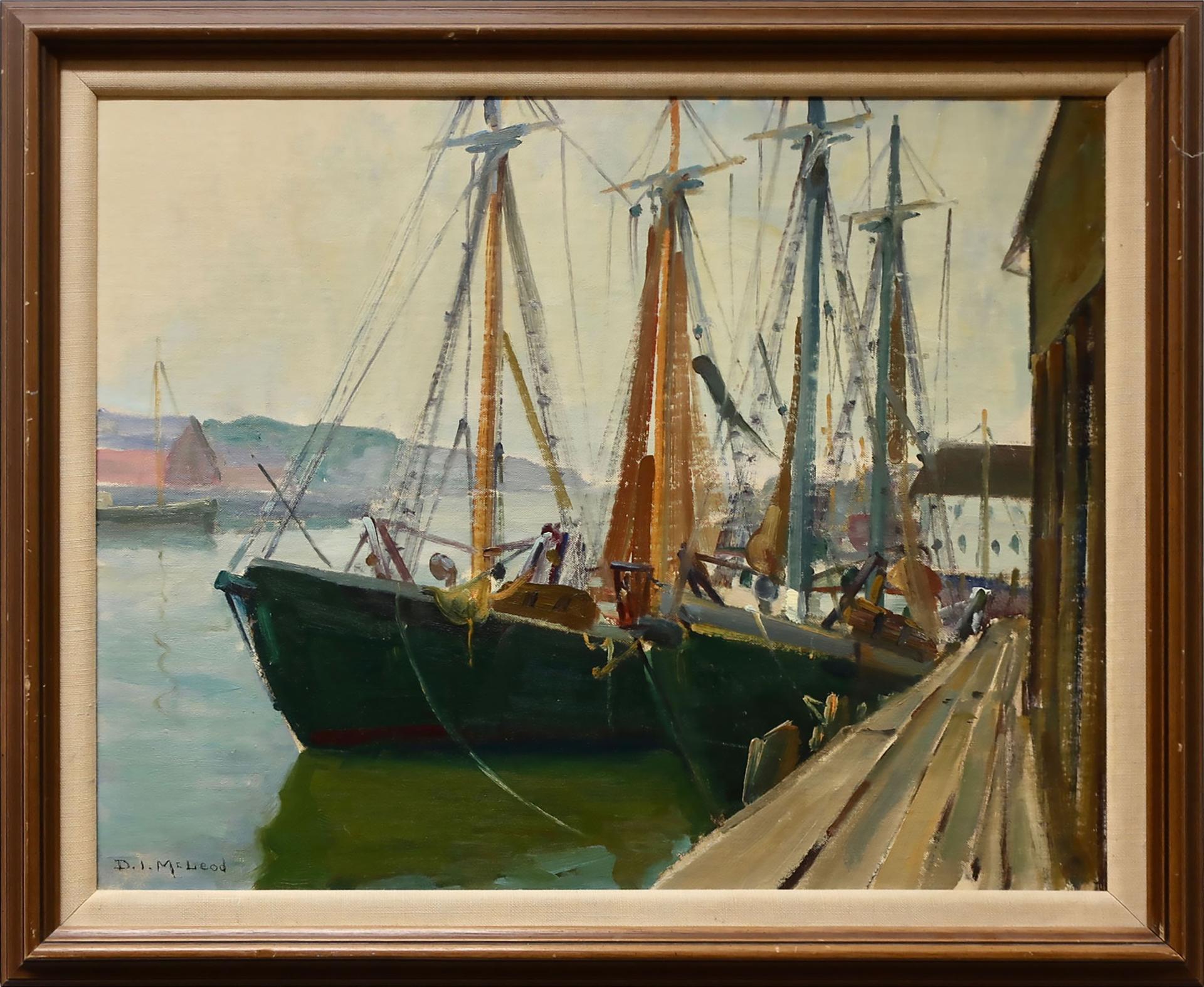 Donald Ivan Mcleod (1886-1967) - Untitled (Boats At Rest)