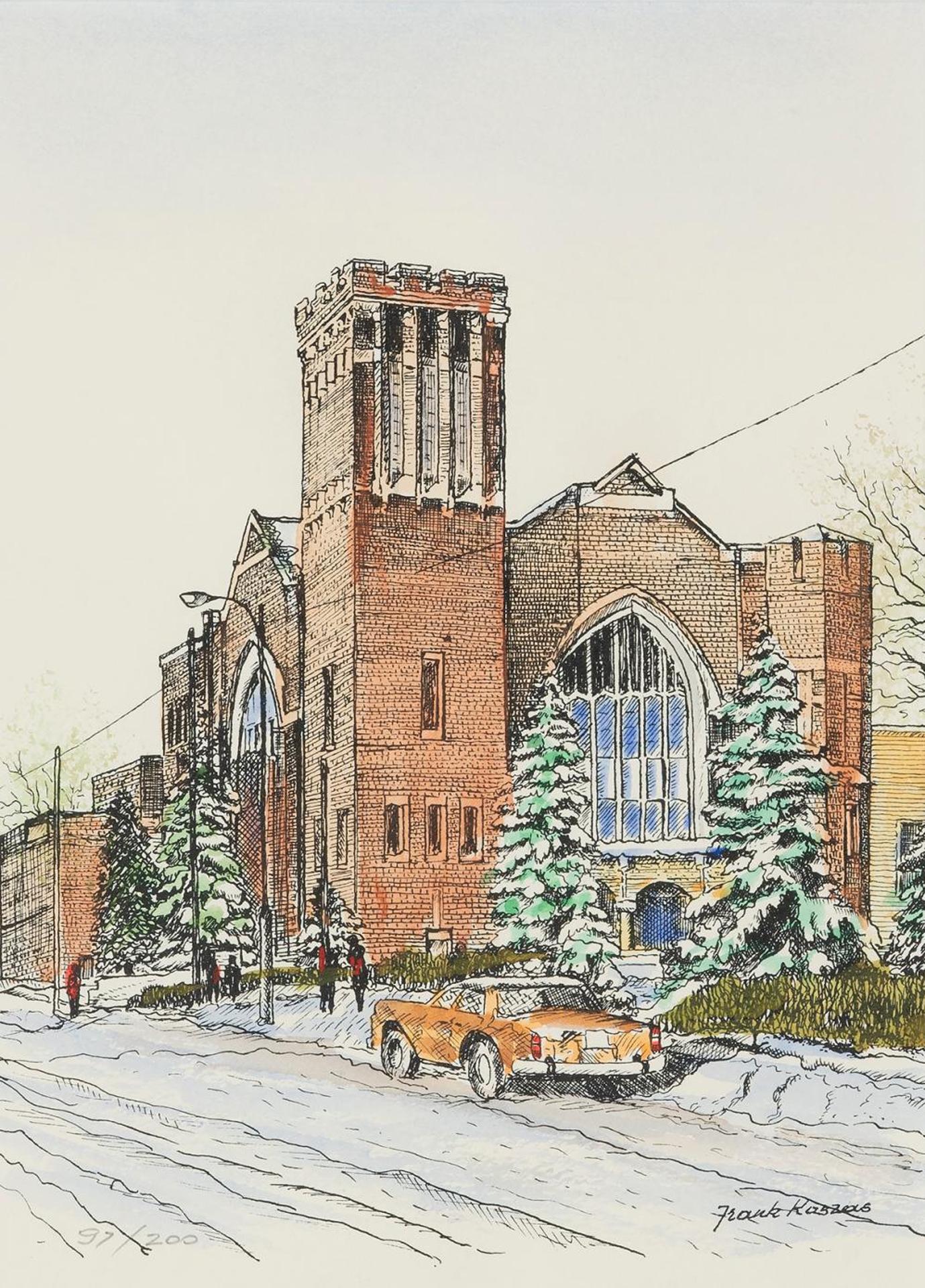 Frank Kaszas (1918-2005) - Untitled - Knox-Metropolitan United Church, Regina