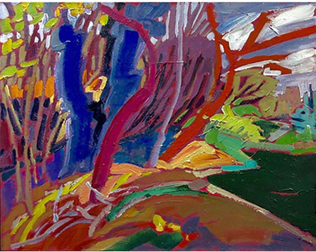 Astra Nams (1958) - Colour Study 7 - Etobicoke Creek - Plein Air