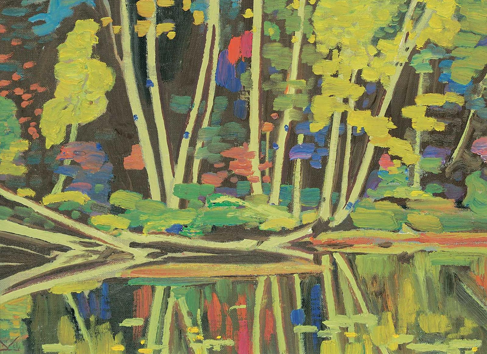 Illingworth Holey (Buck) Kerr (1905-1989) - Birches, Autumn Ontario