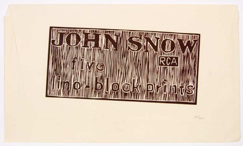 John Harold Thomas Snow (1911-2004) - Portfolio of Five Linocut Prints