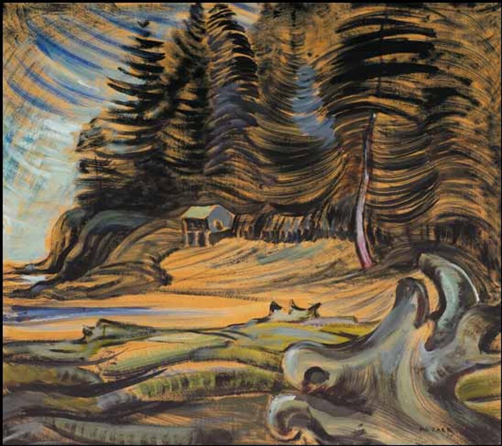 Emily Carr (1871-1945) - Shore and Forest (Cordova Bay)