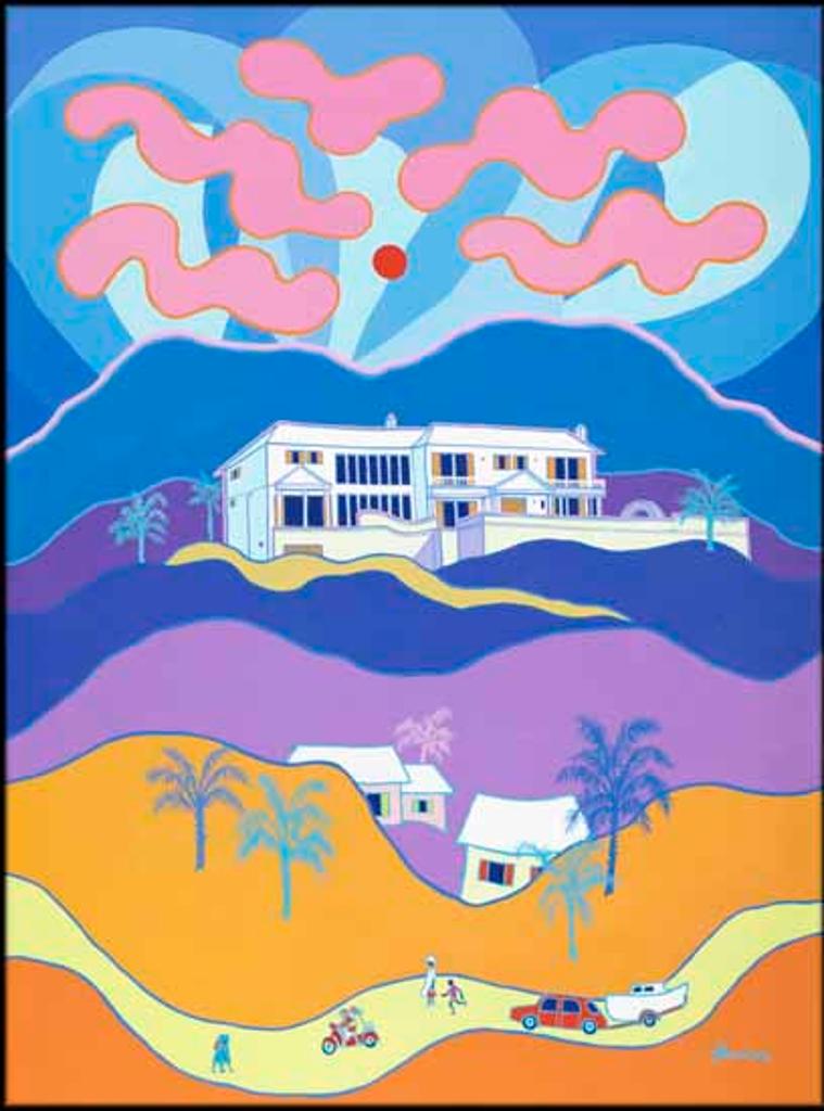 Ted Harrison (1926-2015) - The Pillars (Bermuda)