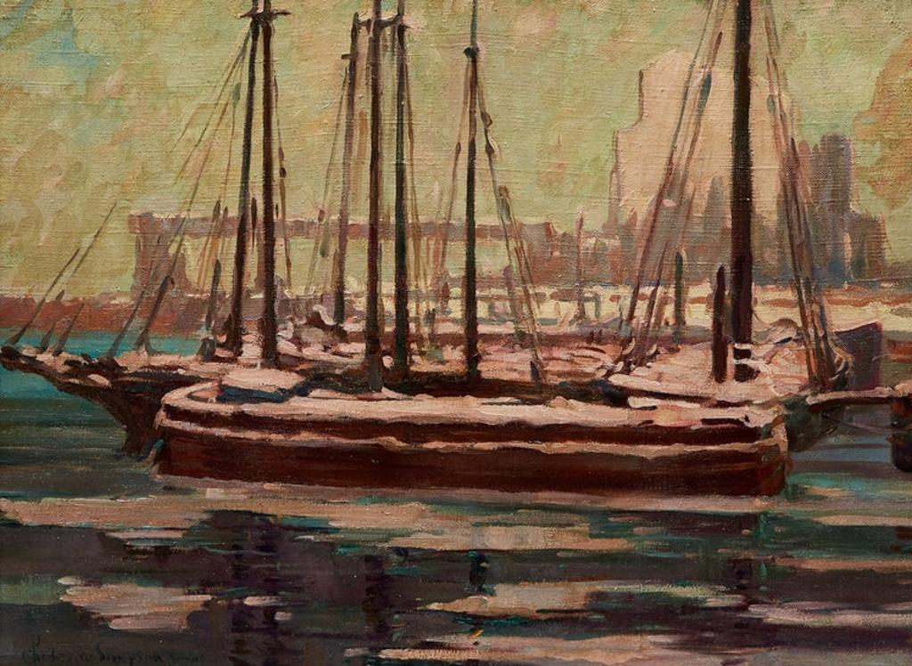 Charles Walter Simpson (1878-1942) - Montreal Harbour