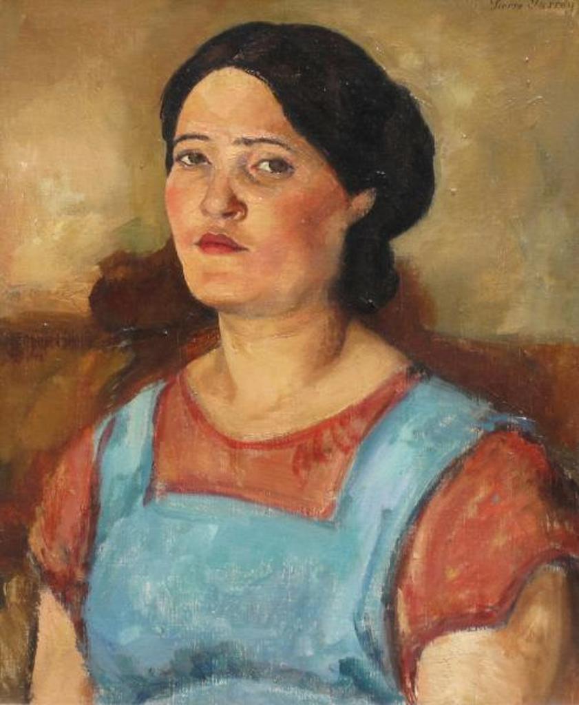 Pierre Alexandre Francois Farrey (1896) - Portrait Of A Woman