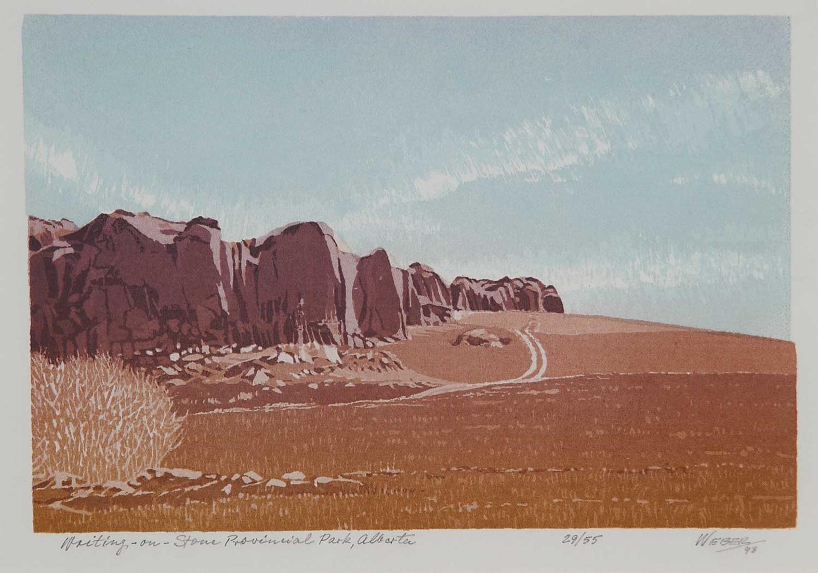 George Weber (1907-2002) - Writing-on-Stone Provincial Park, Alberta  #29/55