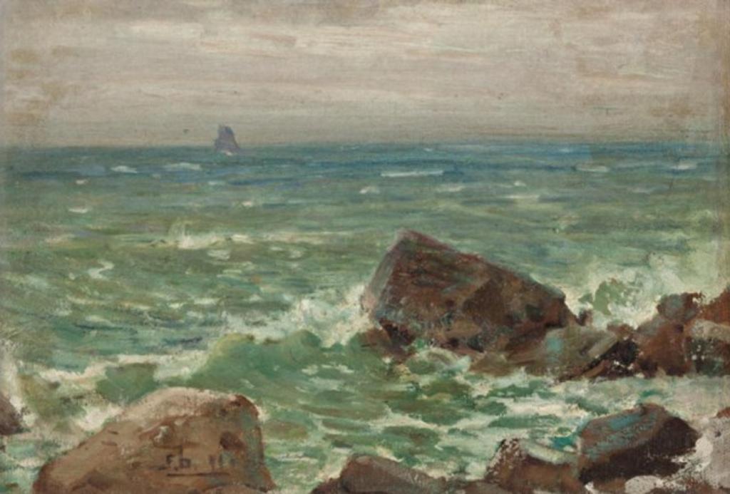 Franklin Peleg Brownell (1857-1946) - Surf & Rocks