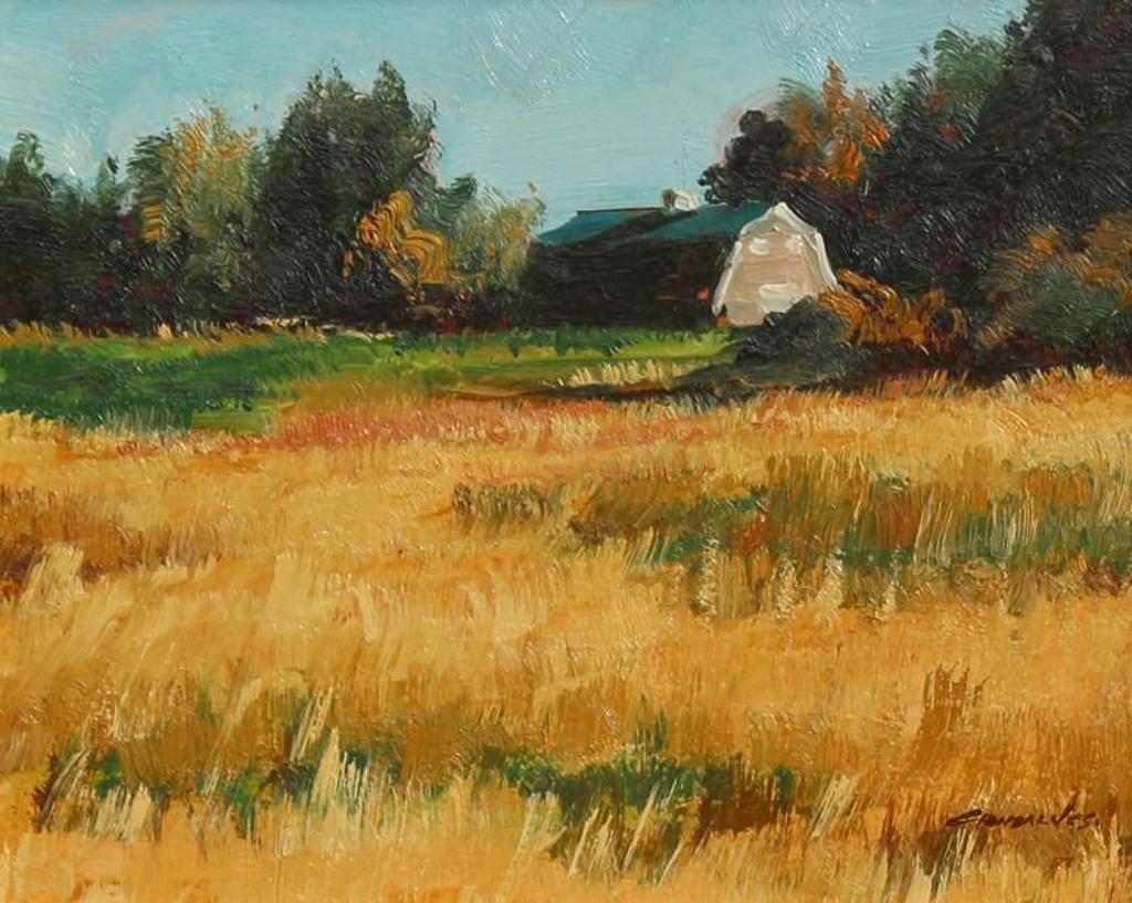 Mannie Gonsalves (1926-2012) - Barn - Okotoks; 1974