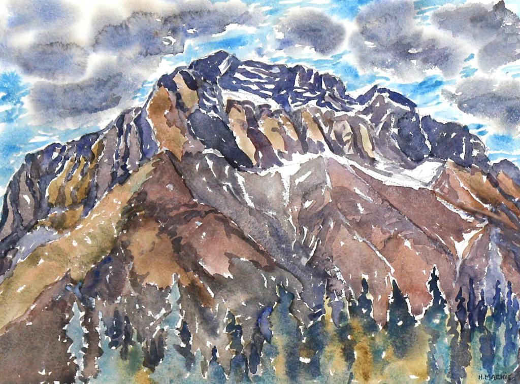 Dora Helen Mackie (1926) - From Allison Creek Road, Crowsnest Pass; 1993