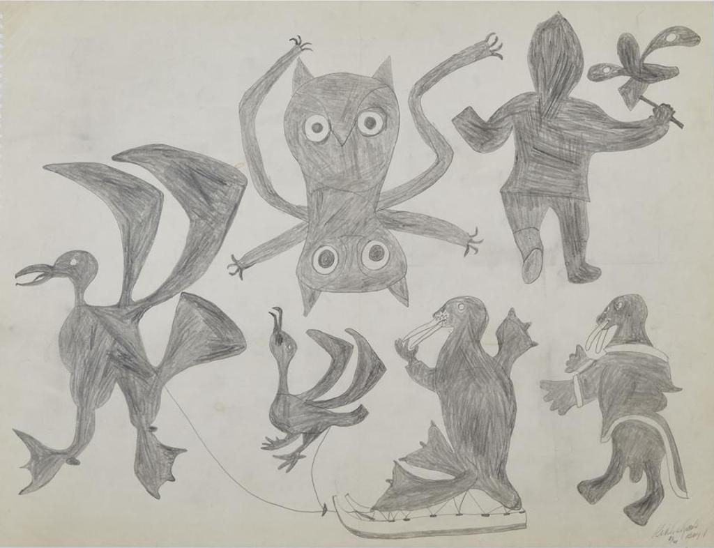 Kiakshuk (1886-1966) - Fantastic Creatures