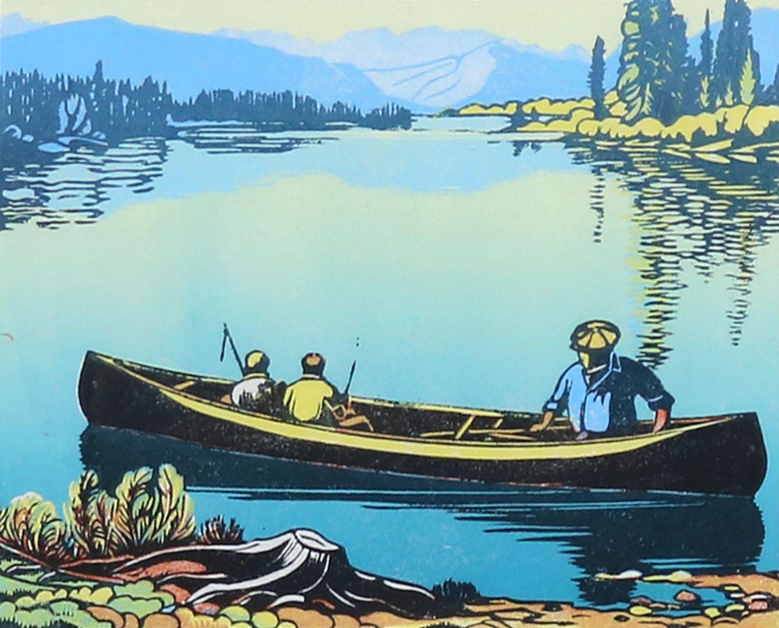 Margaret Dorothy Shelton (1915-1984) - FISHING ON THE BOW; 1945 (1979)