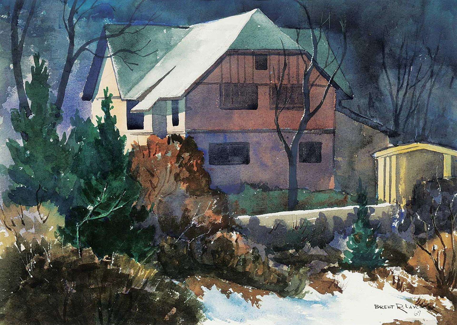 Brent R. Laycock (1947) - Suburban Evening