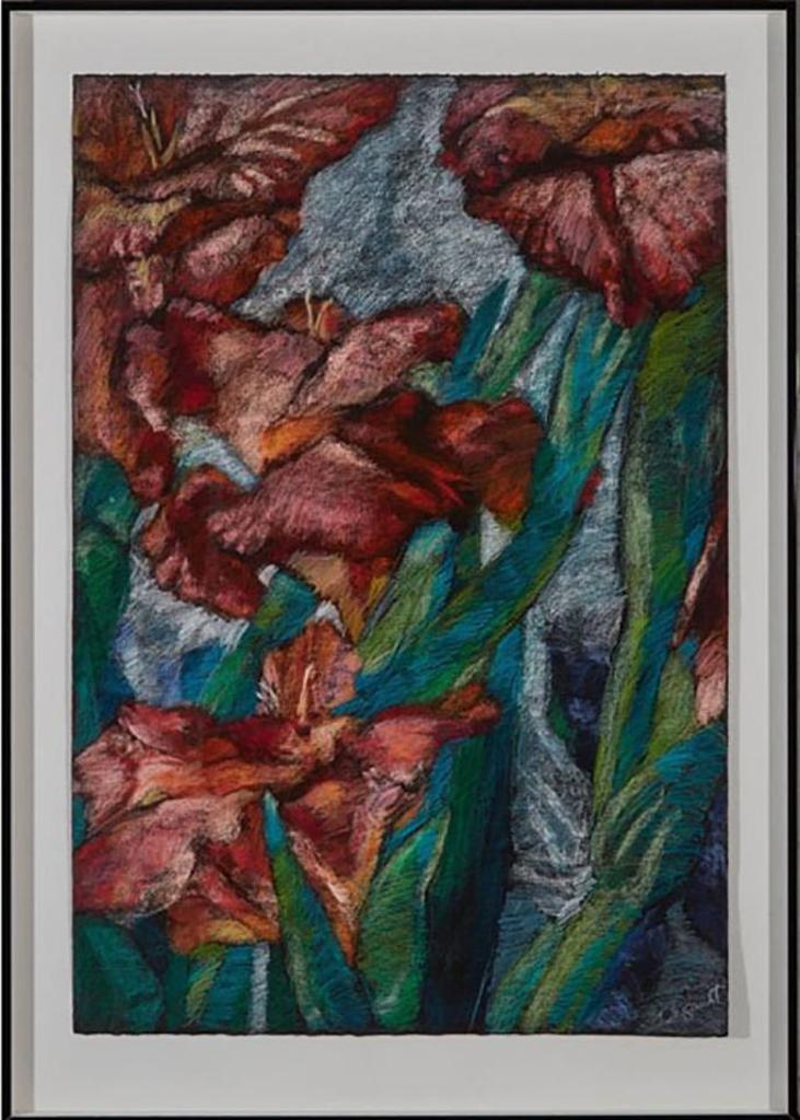 T. Le Sault - Untitled (Red Flowers)