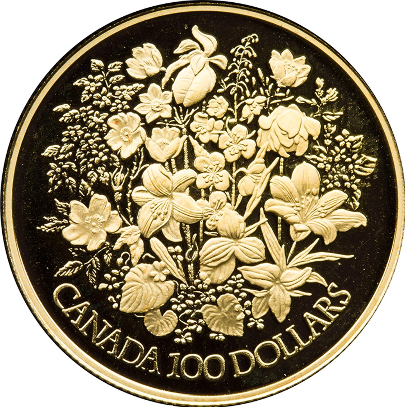 Canada - Elizabeth II Gold Proof 100 Dollars 1977, 