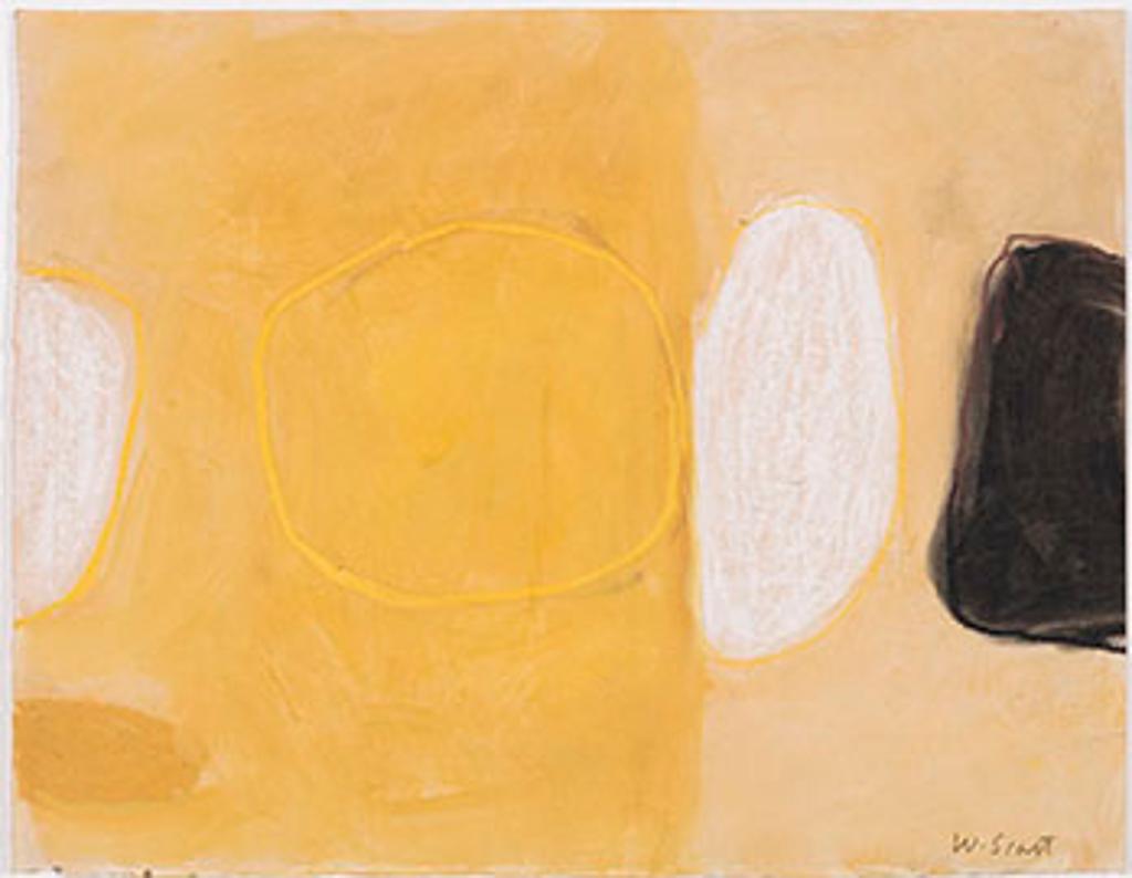 William Scott (1913-1989) - Yellow Circle (II)