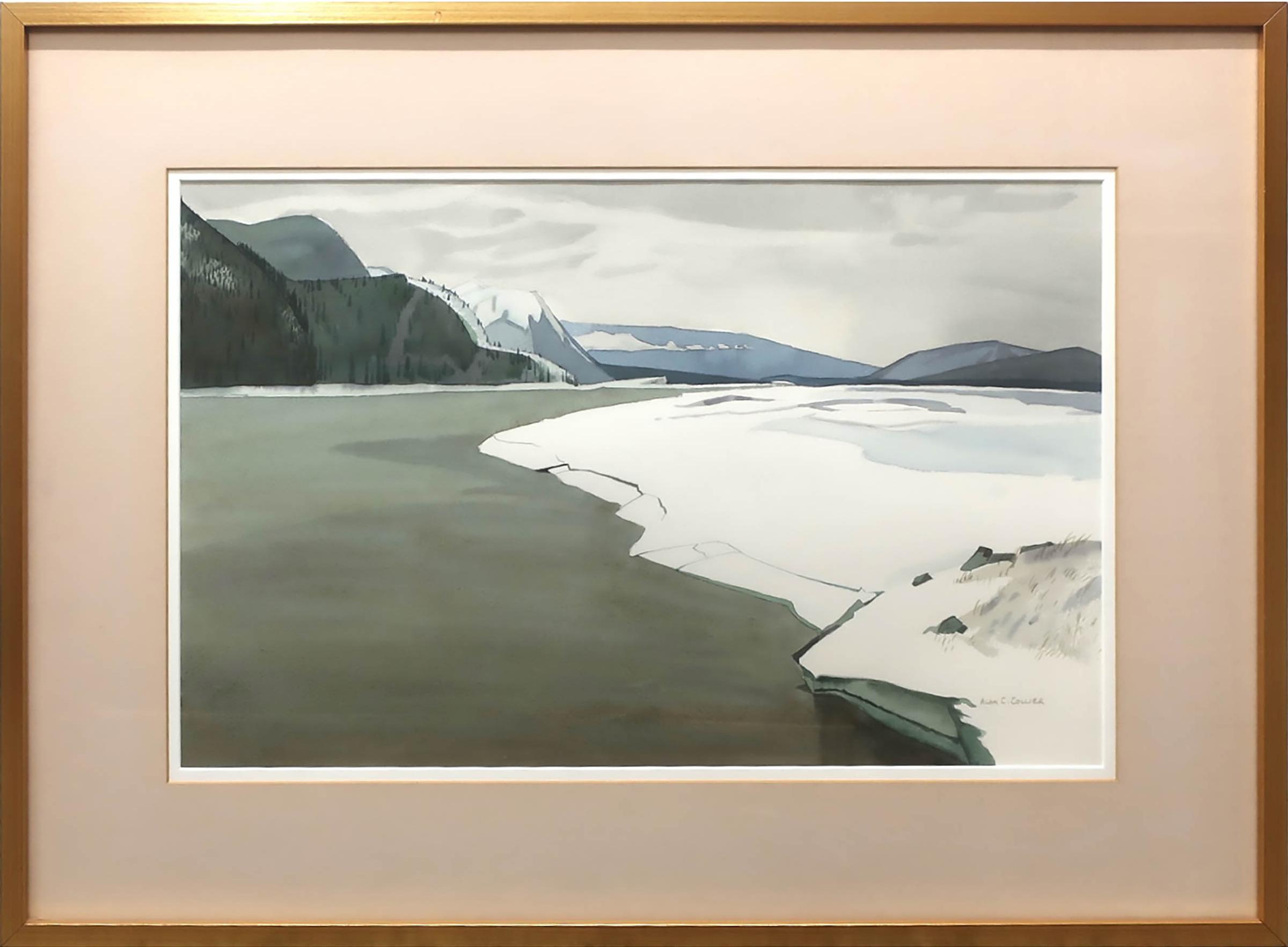 Alan Caswell Collier (1911-1990) - Athabasca River Near Jasper Lake #2
