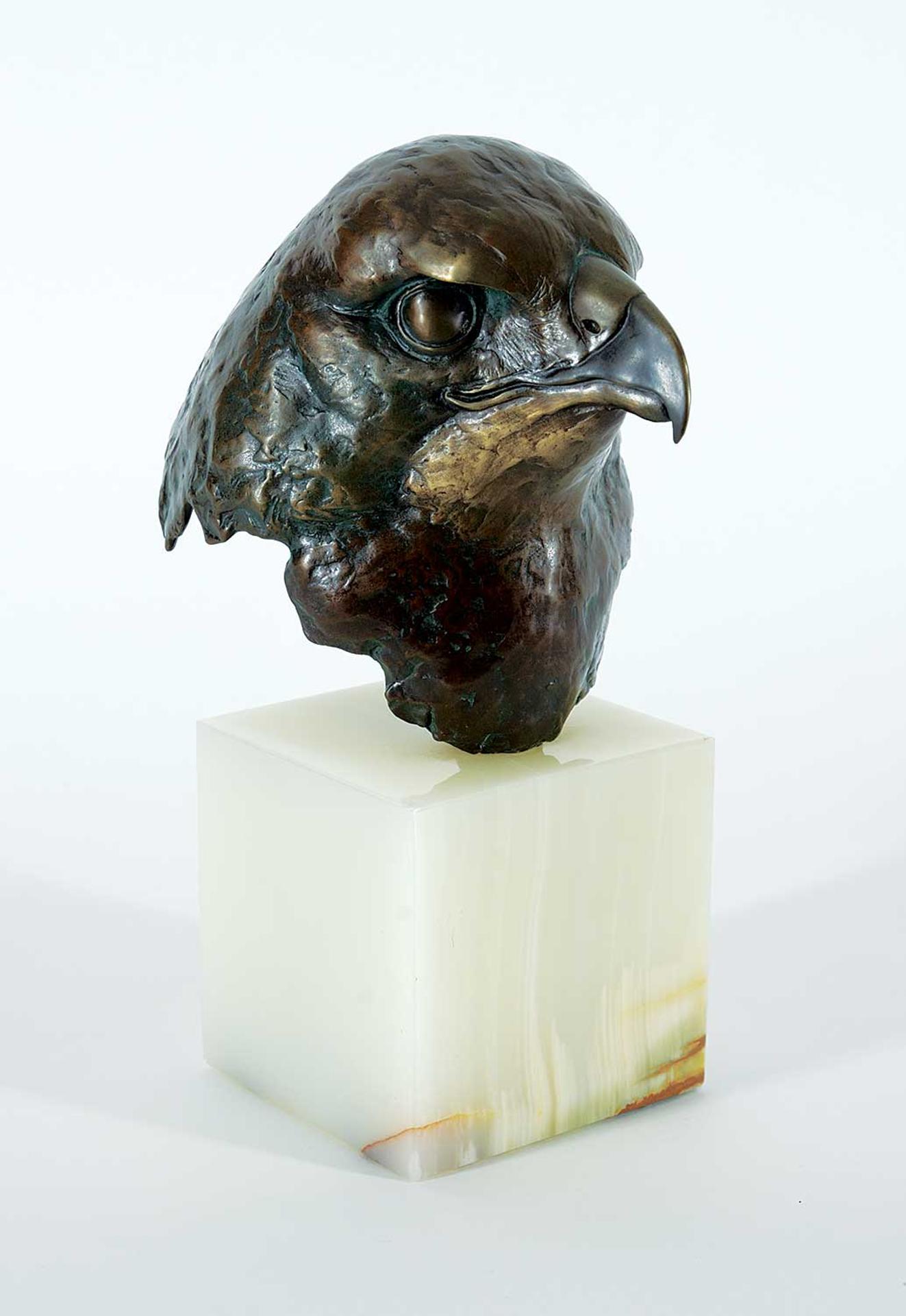 Robert Mclellan Bateman (1930-1922) - Untitled - Red-Tailed Hawk Head  #155/250