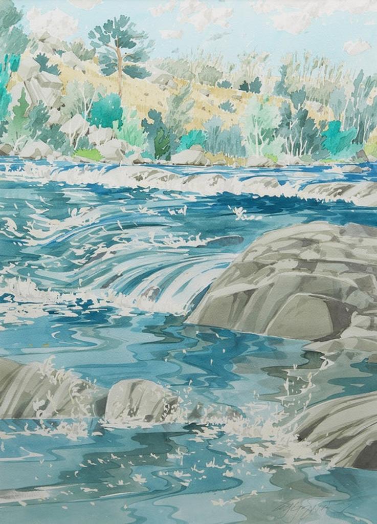 Edward William (Ted) Godwin (1933-2013) - Step Pools Near Lundbreck