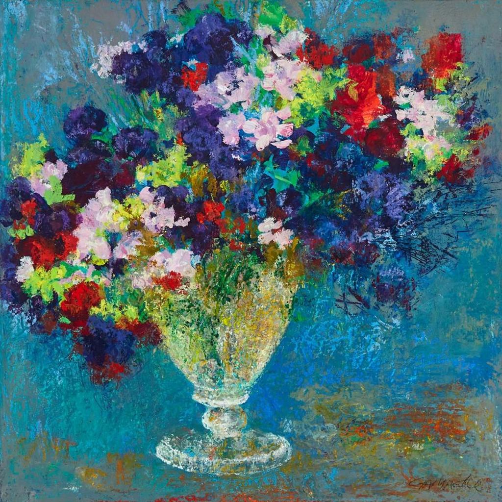 Élène Gamache (1951) - Fleurs Bleues