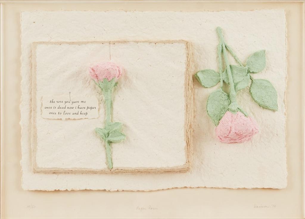Betty Gertrude Elizabeth Mary Davison (1909-2000) - Paper Roses