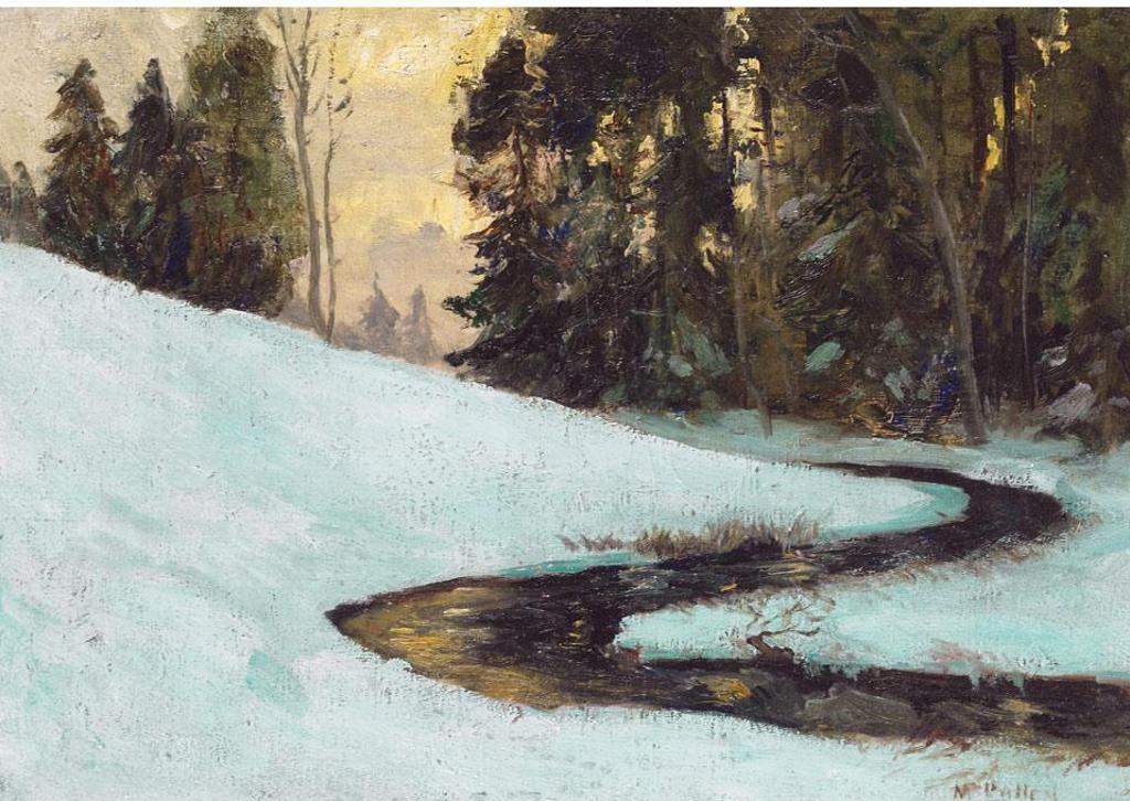 Maurice Galbraith Cullen (1866-1934) - Laurentian Creek In Winter