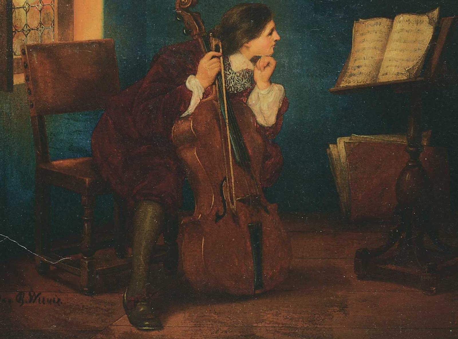 European School - Untitled - The Cello Player
