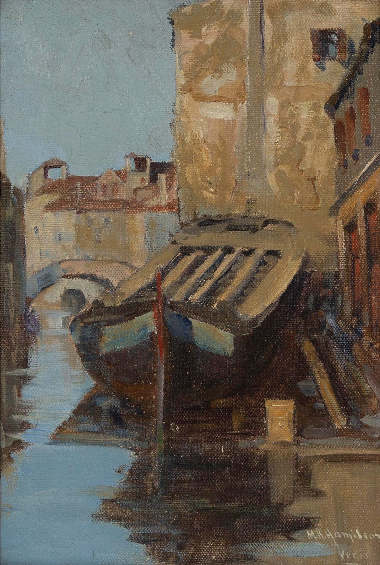 Mary Ritter Hamilton (1873-1954) - Boat, Venice