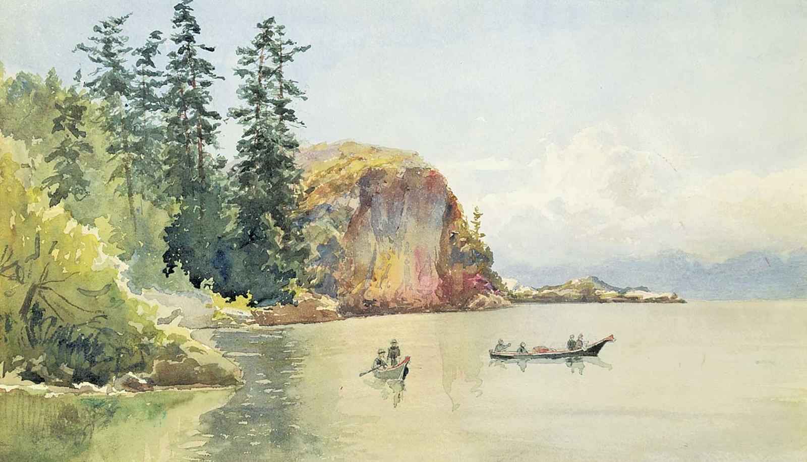 Frederic Martlett Bell-Smith (1846-1923) - Siwash Indian Canoes
