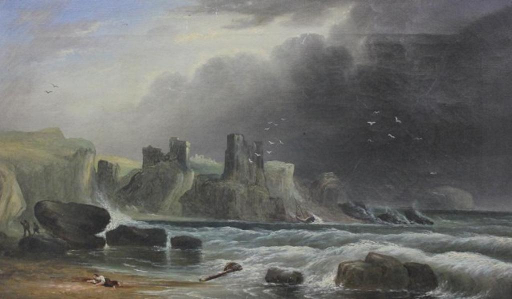 David Octavius Hill (1802-1870) - Turnbury Castle, Ayr, Scotland