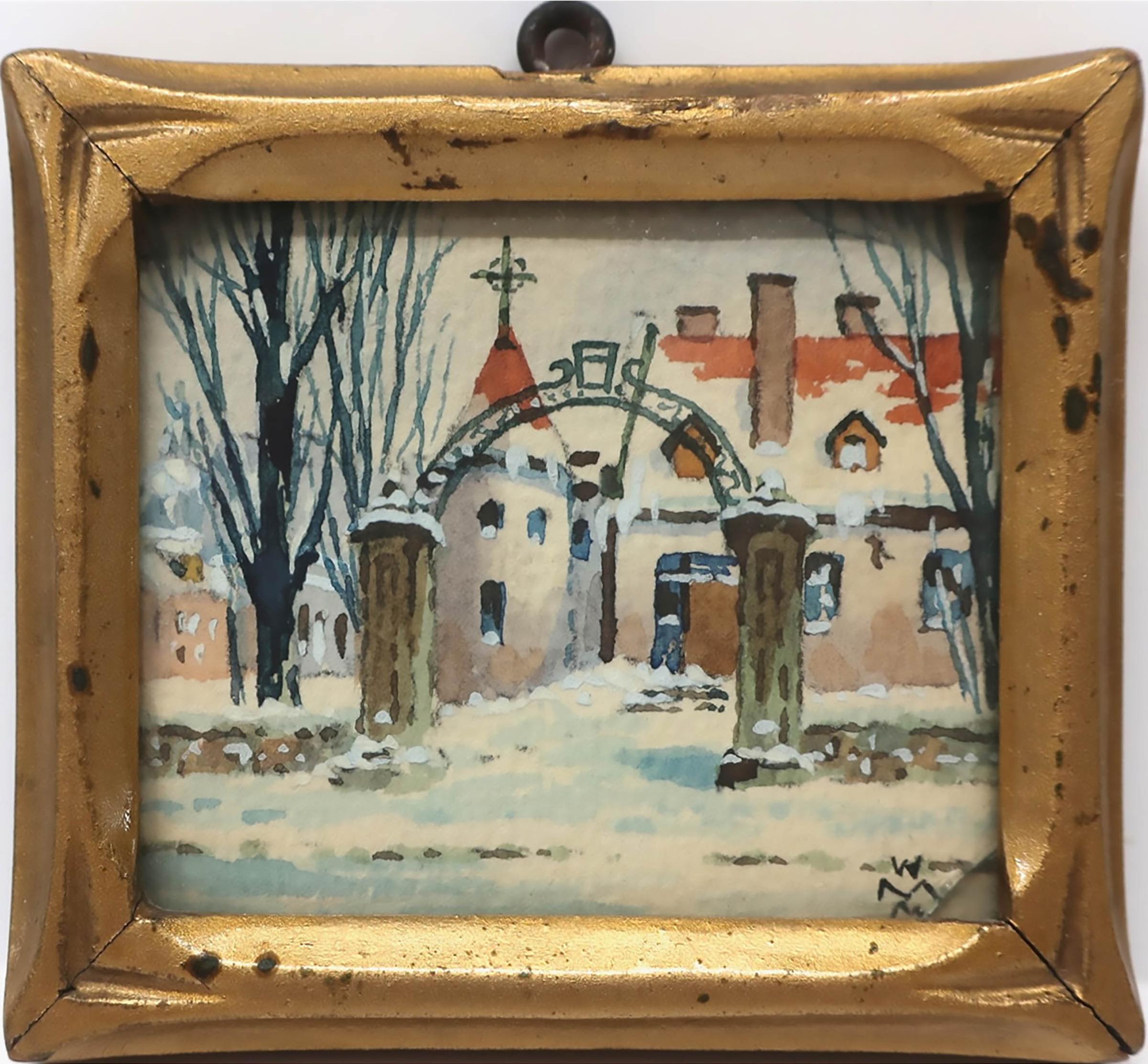 Willard Morse Mitchell (1879-1955) - Part Of The Historic Old Chateau De Ramezay In Montreal, P.Q.