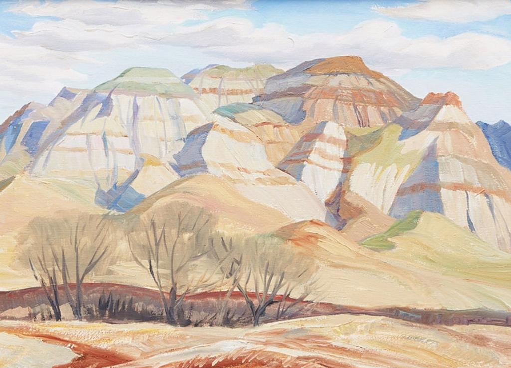 Doris Jean McCarthy (1910-2010) - Hill Beyond the Picnic Grounds, Dinosaur Park